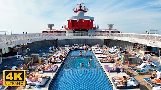 🚢 Virgin Voyages Cruise Mood | Scarlet Lady Pool Deck Cam | Miami 2025