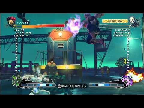 [Akuma] tokido77 vs Id POONGKO [Seth] SSF4 Arcade Edition