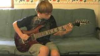 11 year old Blues Guitar Jam