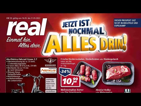 🛒 Real Katalog Prospekt 16. bis 21. Mai 2022 - Neuigkeiten, Angebote Deutschland 🇩🇪