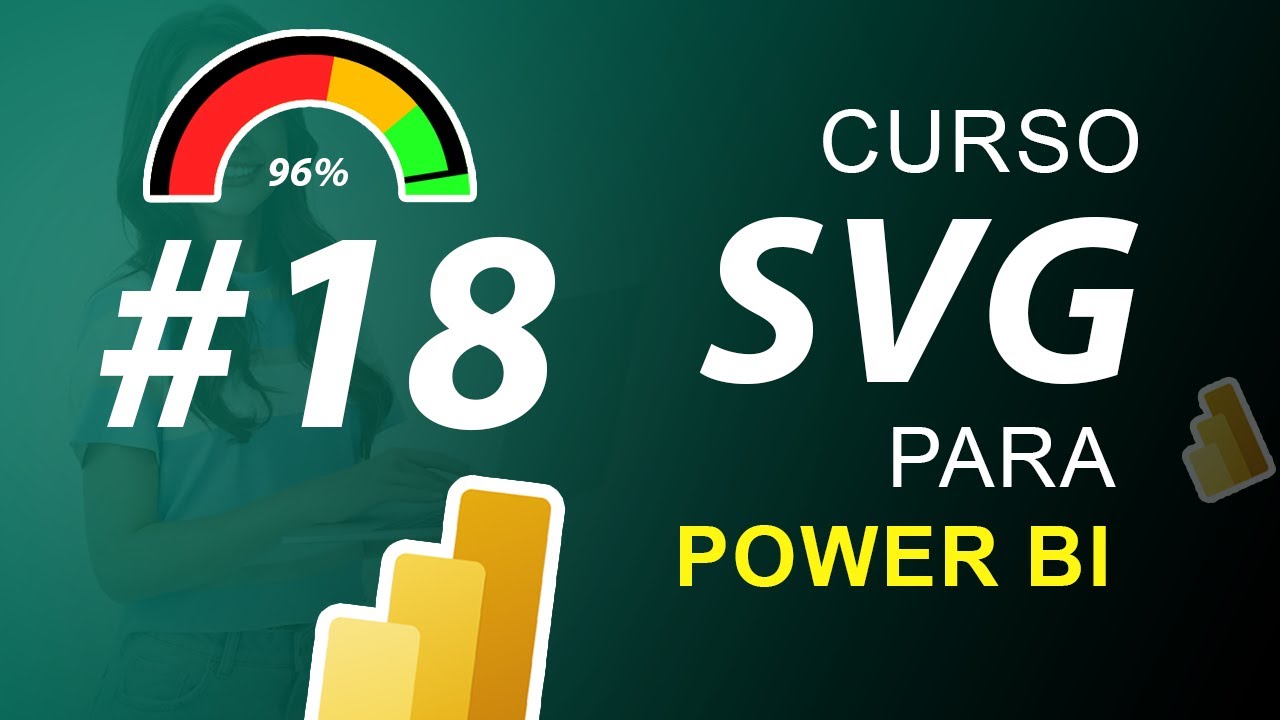 18. Dial Gauge SVG con 3 Colores Para Power BI