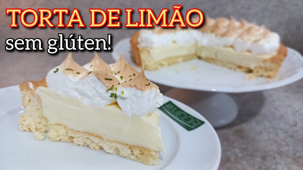TORTA DE LIMÃO SEM GLÚTEN COM MERENGUE SUÍÇO | FAÇA E VENDA | SOBREMESA PARA O DIA DOS PAIS
