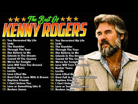 KENNY ROGERS Nonstop Songs Greatest Hits Full Album 🔥Top 15 Best Songs Of Kenny Rogers 🤠The Gambler