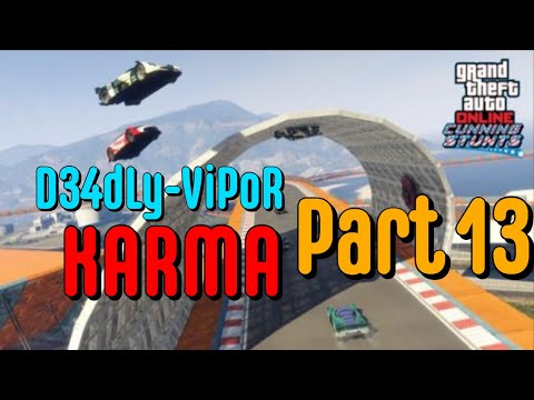 GTA 5 Online - INSTANT KARMA moments on STUNT RACES (Episode: 13)