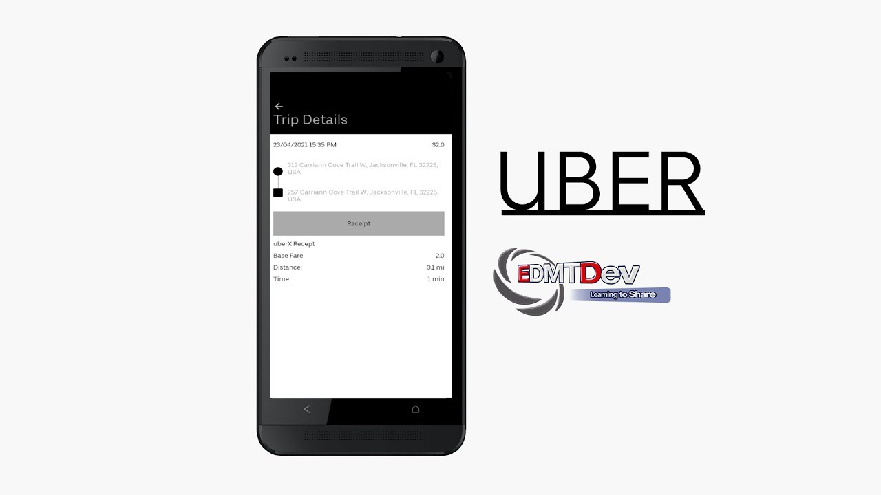 Android Development Tutorial - New Uber Clone #43 Trip Detail