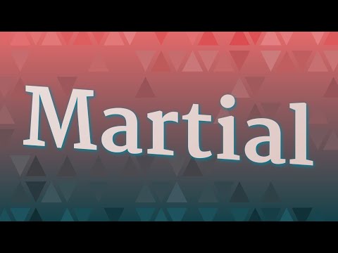 MARTIAL pronunciation • How to pronounce MARTIAL