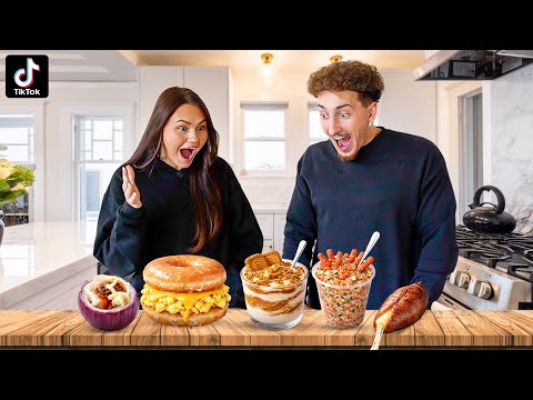 WE TRIED VIRAL TIKTOK FOODS!! *SHOOKETH*