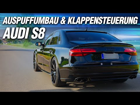 Audi S8 Plus | Auspuffumbau + Klappensteuerung | Alpha Customs