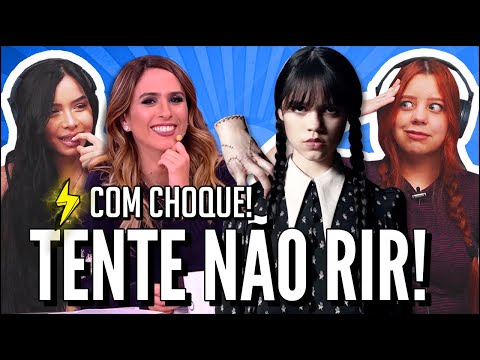 JOVENS REAGEM A DESAFIO SE RIR LEVA CHOQUE - TENTE NÃO RIR #86 - EU SOU MUITO A WANDINHA!