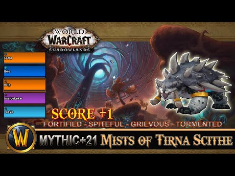 Mists Of Tirna Scithe Mythic 21 Fortified Spiteful Grievous Tormented Guardian Druid Shadowlans