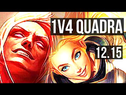 VLADIMIR vs LUX (MID) | 1v4 Quadra, 9 solo kills, 500+ games, Godlike | NA Master | 12.15