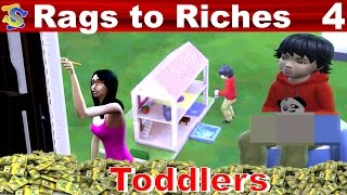The Sims 4 Let's Play Rags to Riches Toddlers EP4