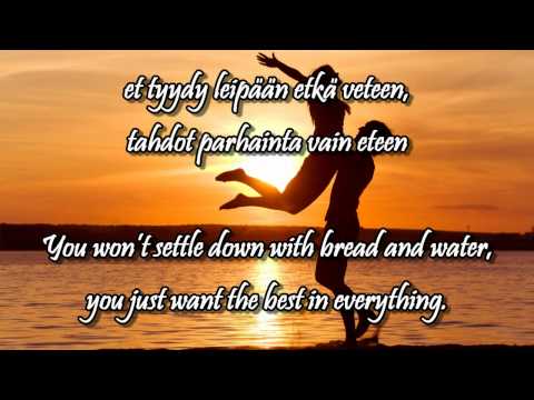 Onko rikos rakastua w/lyrics (english, finnish) - Suvi Teräsniska