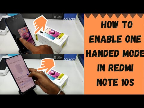 How to Enable one Hand Mode in Redmi Note 10S| How to Enter One Handed Mode on XIAOMI Redmi Note 10S