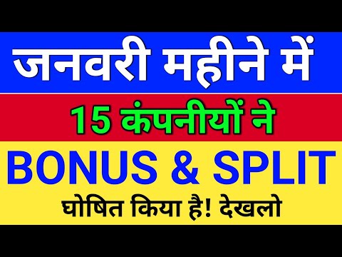 15 कंपनी ने bonus and split घोषित किया! Cupid, Angel One, Axita Cotton, eClerx Services, InfoBeans