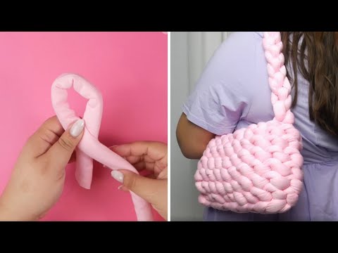 Borsa FAI DA TE intrecciata a mano 🧶