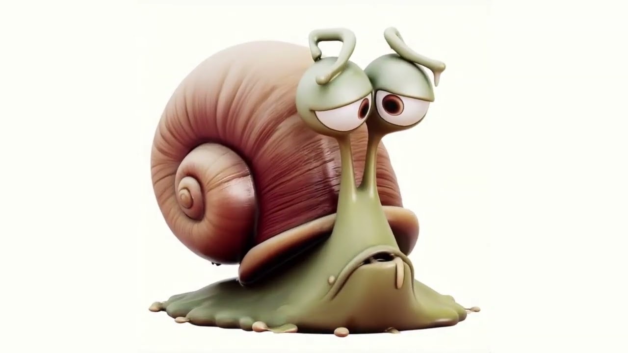 Caracol de dibujos animados Quad Modelo 3D