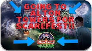 preview picture of video 'GOING TO ALTON TOWERS - SCAREFEST | 14th October 2017'