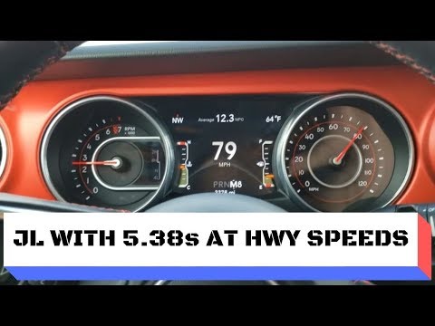 GEARED JL RUBICON ON THE HIGHWAY