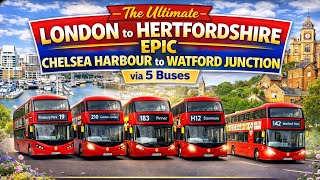 🚌 The Ultimate London to Hertfordshire Epic: Chelsea Harbour to Watford Junction via 5 Buses