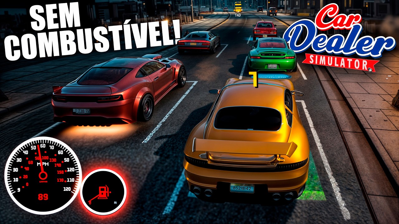 Terminei a corrida SEM COMBUSTÍVEL - Car Dealer Simulator #21