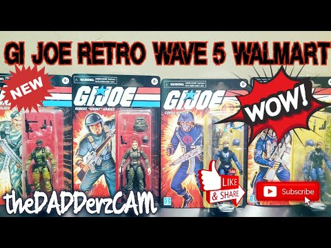 ✨ NEW G.I. JOE RETRO COLLECTION WAVE 5 IN HAND ! WALMART EXCLUSIVE ! GRUNT AND COBRA OFFICER!✨