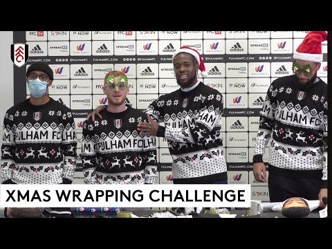 Fulham FC Christmas Wrapping Challenge! 🎁 (Ft. Reed, Onomah, Odoi & Hector)