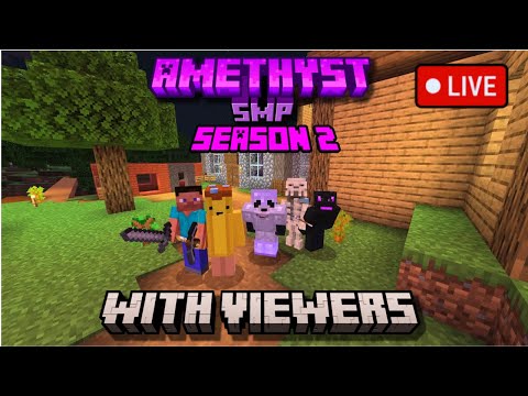 INSANE MINECRAFT AMETHYST SMP WITH VIEWERS!!