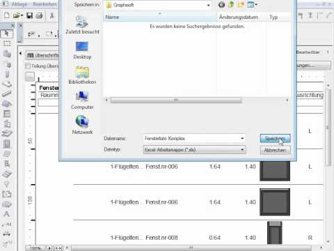 ArchiCAD 14 - 10. Excel-Export