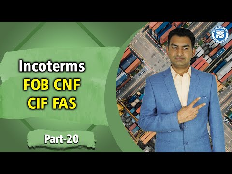 Detail Video on Incoterms FOB CNF CIF FAS | Free on Board, Cost and Freight By Paresh Solanki