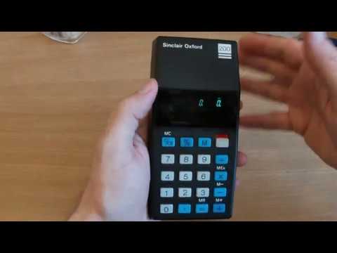Sinclair Oxford 200 Calculator Fail