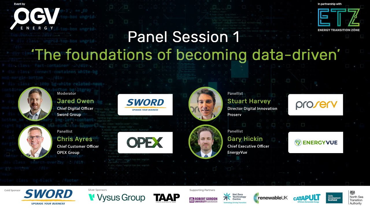 Panel Session 1# 'The Foundations of Becoming Data-Driven'