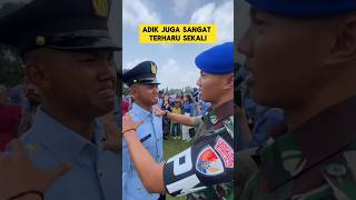 Download lagu A touching moment when my brother attended the TNI inauguration ‼️‼️ #tni #sister #crying #brothe... mp3