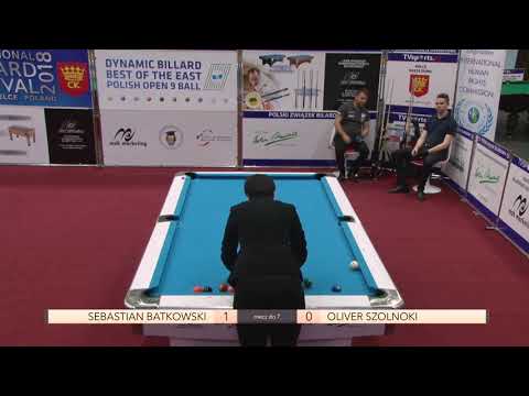Bilardowy Festiwal Kielce 2018 - Polish Open S.Batkowski vs o. Szolnoki