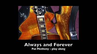 Always and Forever - Backing and music sheet