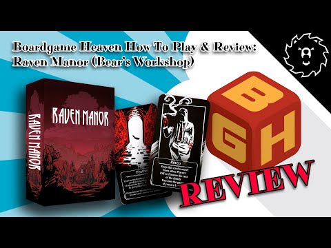 Boardgame Heaven How To Play & Review 167: Raven Manor (Bear's Workshop)
