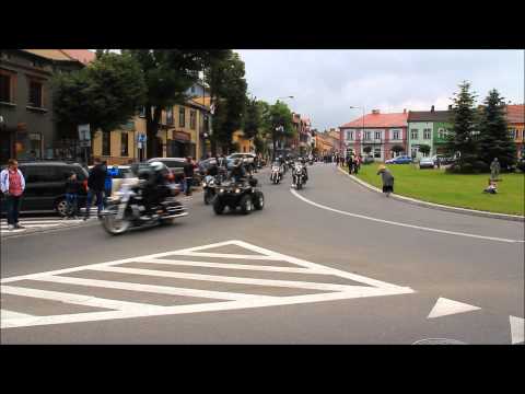Przejazd Motocykli Współczesnych i Zabytkowych w Miechowie