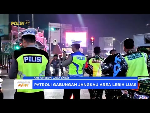 PATROLI GABUNGAN SKALA BESAR POLRESTA CIREBON DI LOKASI RAWAN KRIMINALITAS