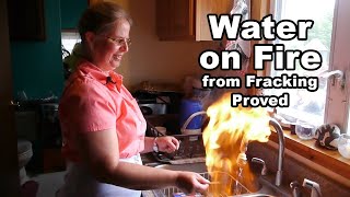 Light Your Water On Fire from Gas Drilling, Fracking
