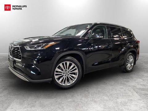 2023 Toyota Highlander Limited AWD in Black for sale at McPhillips Toyota in Winnipeg, MB