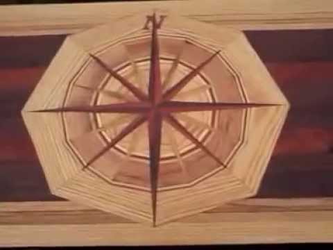 Compass Inlay "Nautalis" Coffee Table- Jason Michael Kotarski