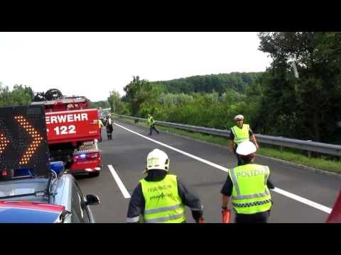 Verkehrsunfall auf der A2 (Südautobahn) am 18.06.2013