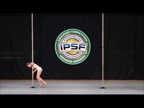 Mistrzostwa Polski Pole Sport 2018 - VI miejsce kat. Elite Seniorki - Paulina Kościewicz