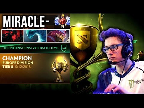 Miracle- on Battlecup (SF, Morph, Pango) LEVEL 2362 Battle Pass - TIER 8 Champion Dota 2