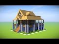MINECRAFT BIG SURVIVAL HOUSE TUTORIAL How To Make A Survival Mansion
