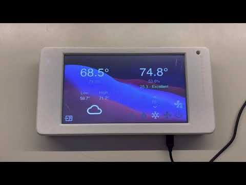 Nextion Thermostat with ESPHome quick demo