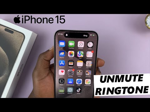 How To UnMute Ringtone On iPhone 15 & iPhone 15 Pro