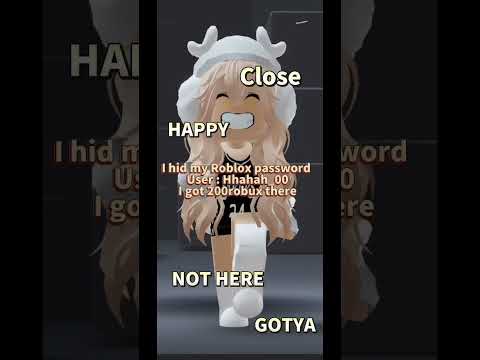 I actually hid my Roblox password here(no need 2-step verification) (real) #roblox #password