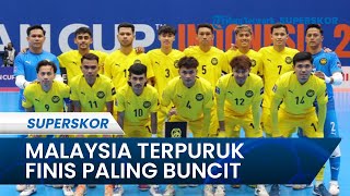 Malaysia Jadi Tim Terburuk di Piala Asia Futsal 2026, Catat Rekor Kelam Tiga Kali Jadi Juru Kunci