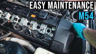 BMW M54 Valve Cover Gasket Replacement - EASY